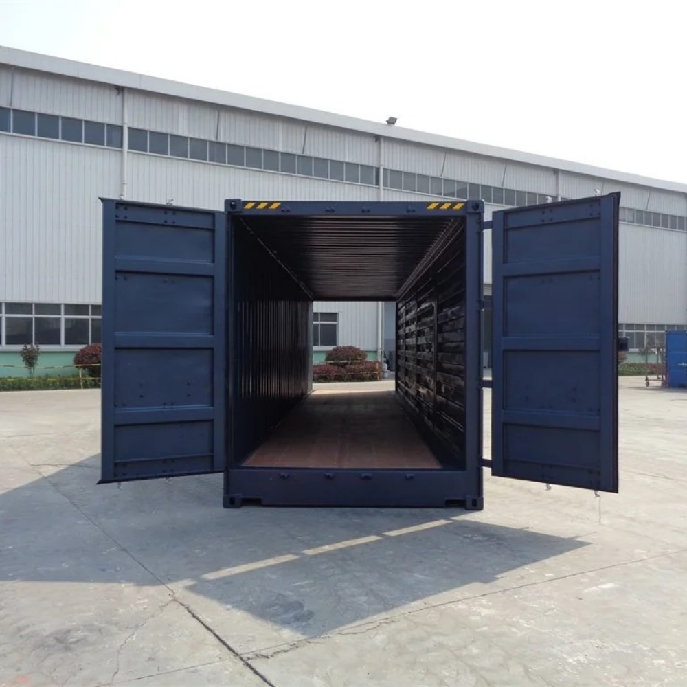 40 Fuß High Cube Container mit 3 Seitenöffnungen – Extra hoher Lagercontainer | Flexibler Zugang & Viel Stauraum