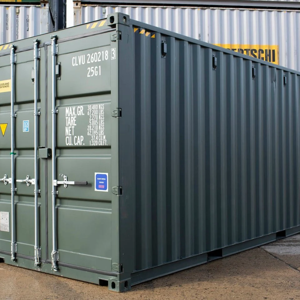 20 Fuß High Cube Seecontainer kaufen – Neu, extra Höhe & mehr Stauraum für Lager & Transport