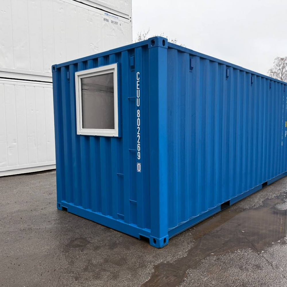 20-Fuß Lagercontainer ONE WAY mit Fenster & Easy-Open-Tür kaufen – Neu & sofort verfügbar
